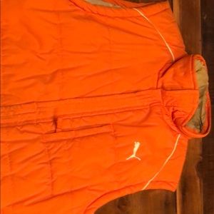 Vintage orange puma vest!